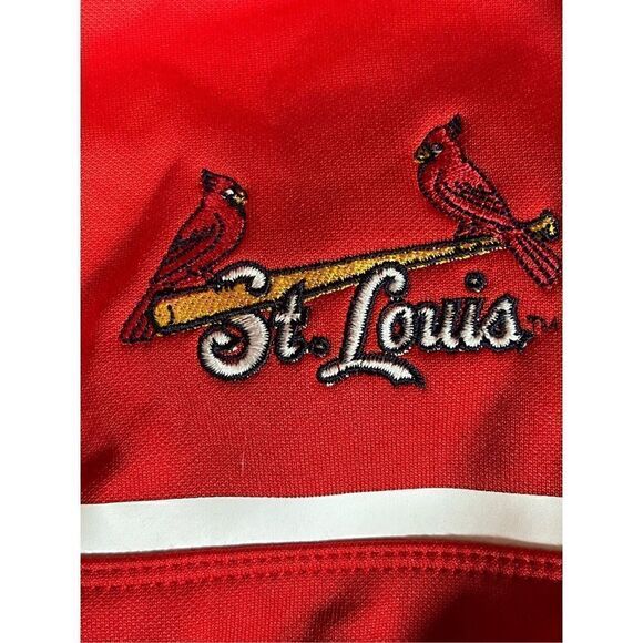 Nike Golf Tour 1/4 Zip Front Dri Fit Men's M Red Pullover L/S St Louis Cardinals - Picture 1 of 8